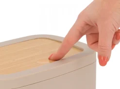 Kosz na śmieci 5L matowy beżowy