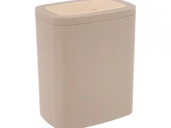 Kosz na śmieci 5L matowy beżowy