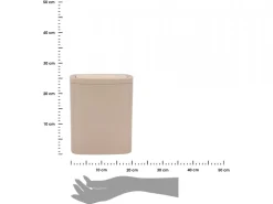 Kosz na śmieci 5L matowy beżowy