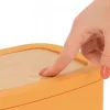 Kosz na śmieci 5L matowy musztardowy