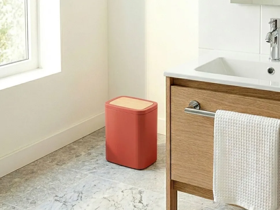 Kosz na śmieci 5L matowy terracotta