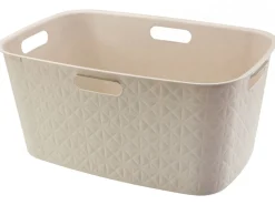 Kosz na pranie CURVER Softex kremowy 45 l