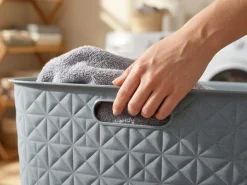 Kosz na pranie CURVER Softex turkusowy 45 l