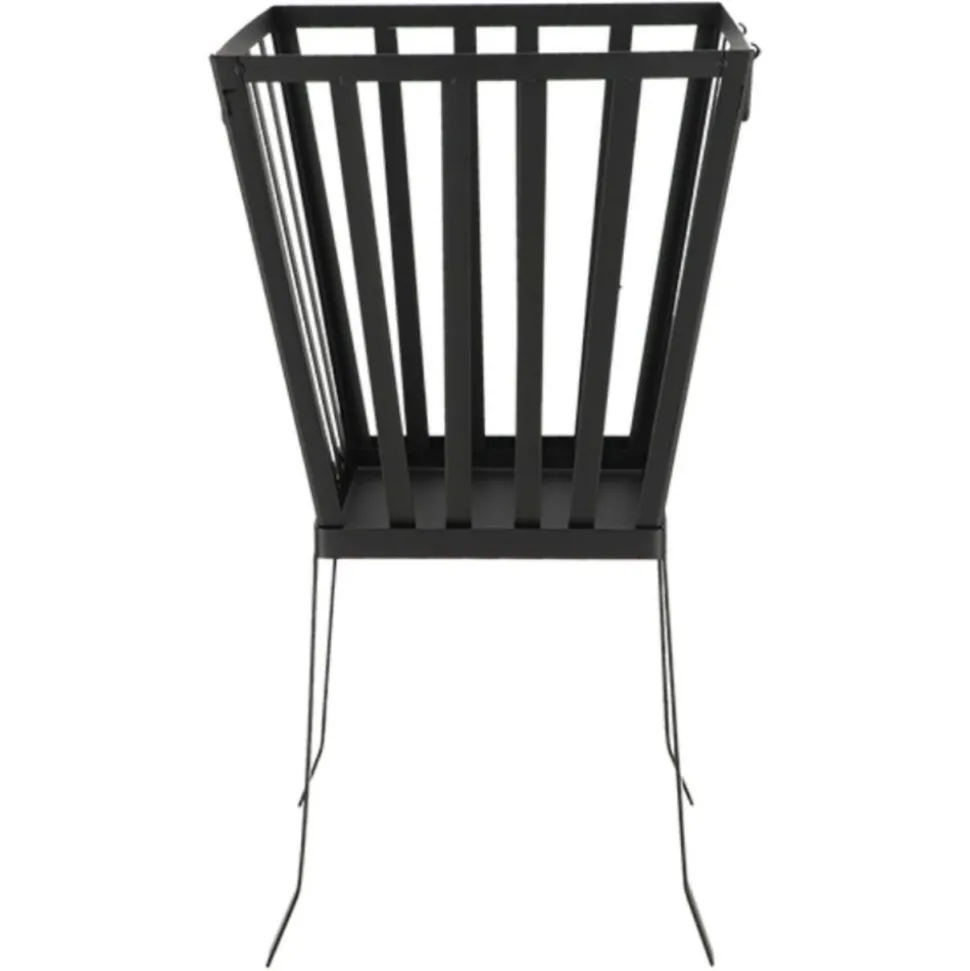 Kosz ogrodowy na ognisko kwadratowy h57,4 cm