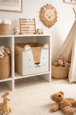 Kosz tekstylny na zabawki Lion
