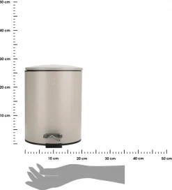 Kosz łazienkowy 5 L taupe * Estia Best