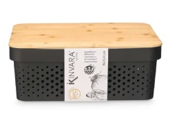 Kosz do przechowywania 14 cm czarny * KINVARA Best