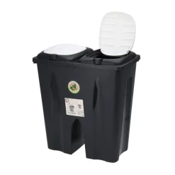 Kosz na śmieci do segregacji 2x25L * H&S Decoration New