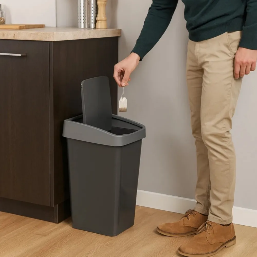 Kosz na śmieci 25L antracyt Flix * 5five Simply Smart Hot