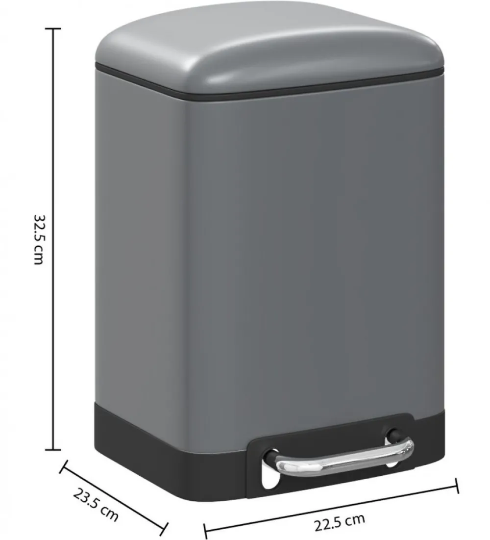 Kosz na śmieci 6L szary Ariane * 5five Simply Smart Outlet