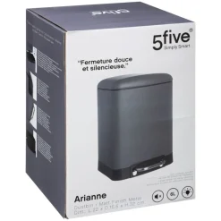 Kosz na śmieci 6L szary Ariane * 5five Simply Smart Outlet