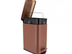 Kosz na śmieci z akacjową pokrywą 5 L miedziany * TENDANCE Sale