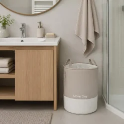 Kosz na pranie 48 L Tone Lab beż * Estia Online