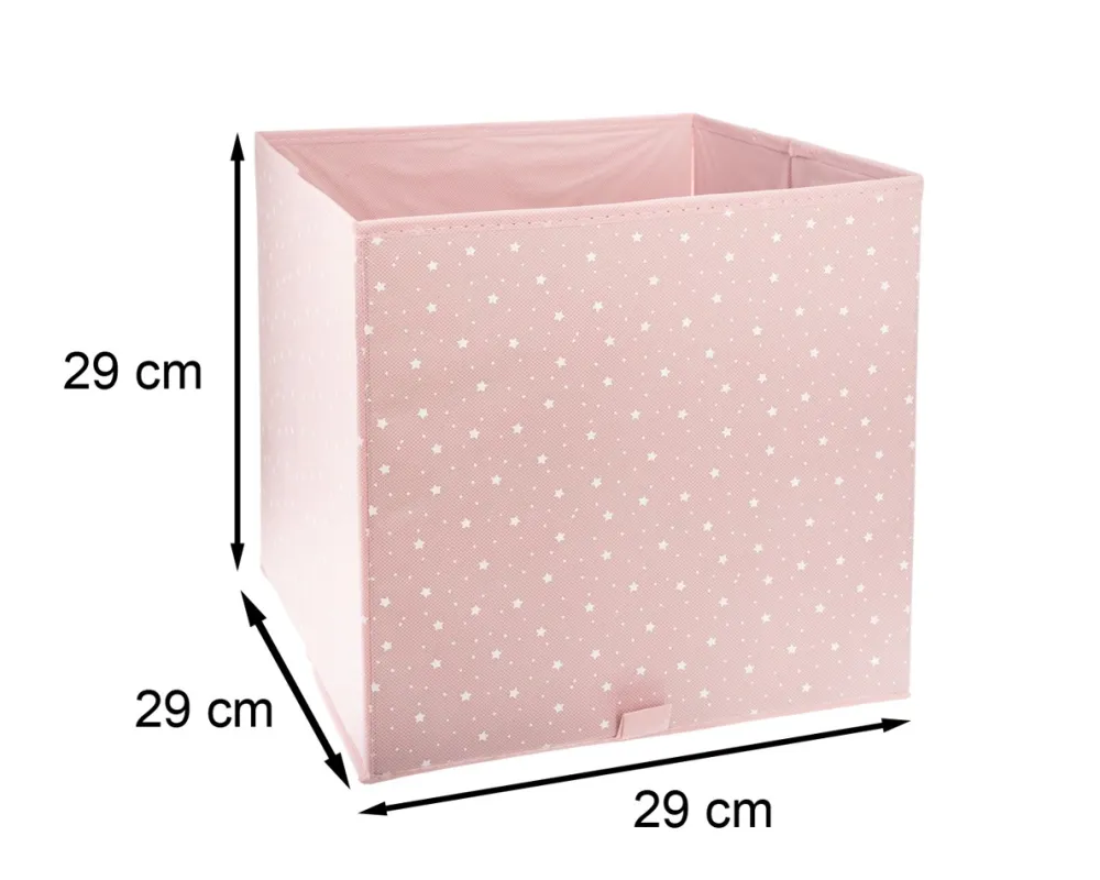 Kosz tekstylny na zabawki Pink Stars * Atmosphera Hot