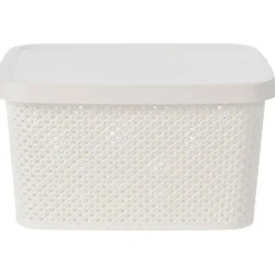 Koszyk do przechowywania biały 27 cm