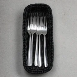 Koszyk na sztućce i akcesoria kuchenne czarny organizer 28x11,5xh5,5 cm