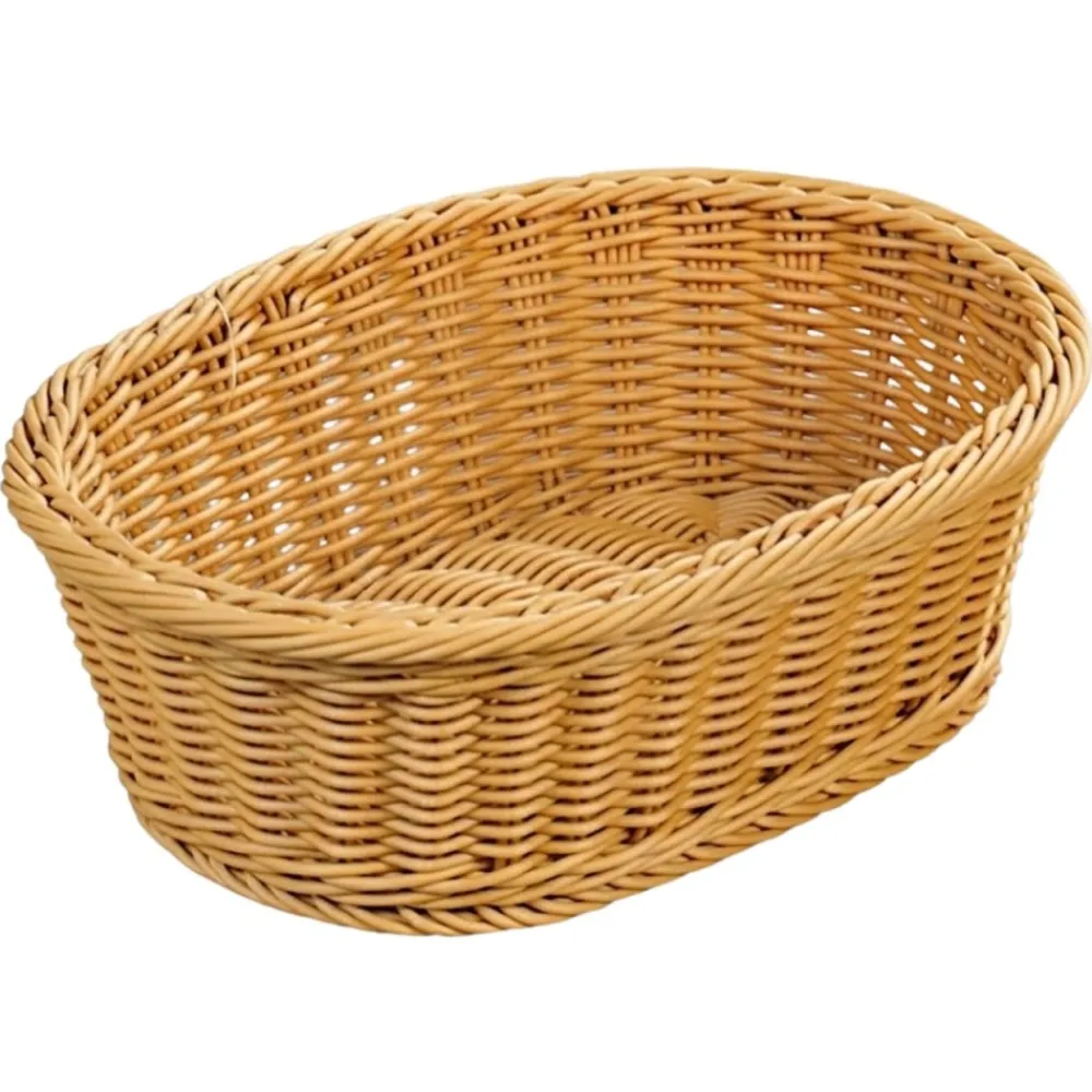 Koszyk na pieczywo i owoce beżowy do serwowania 29x23xh9,5cm * Kesper Online