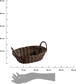Koszyk owalny na pieczywo i owoce brąz * Kesper Sale