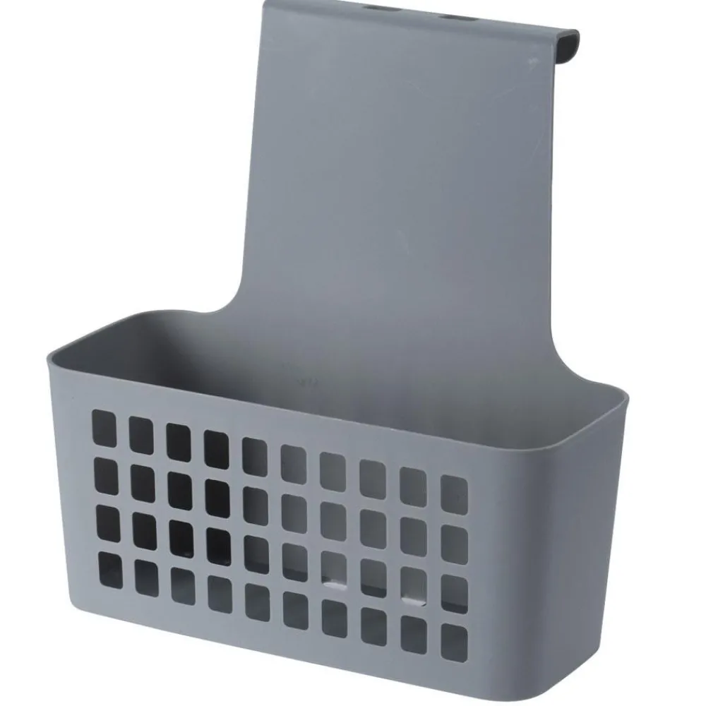 Kosz z półką zawieszany na szafkę szary * H&S Decoration Sale
