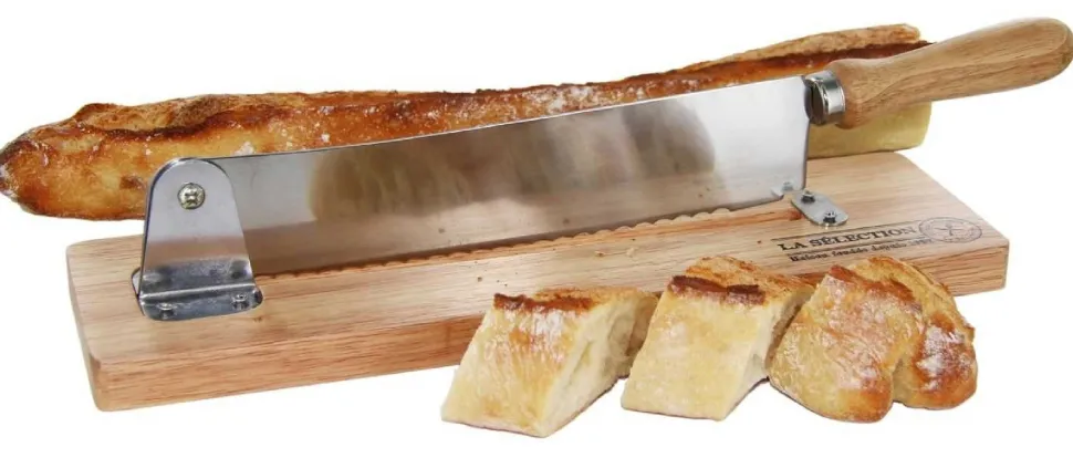 Krajalnica do chleba RUSTIC z drewnianą podstawą