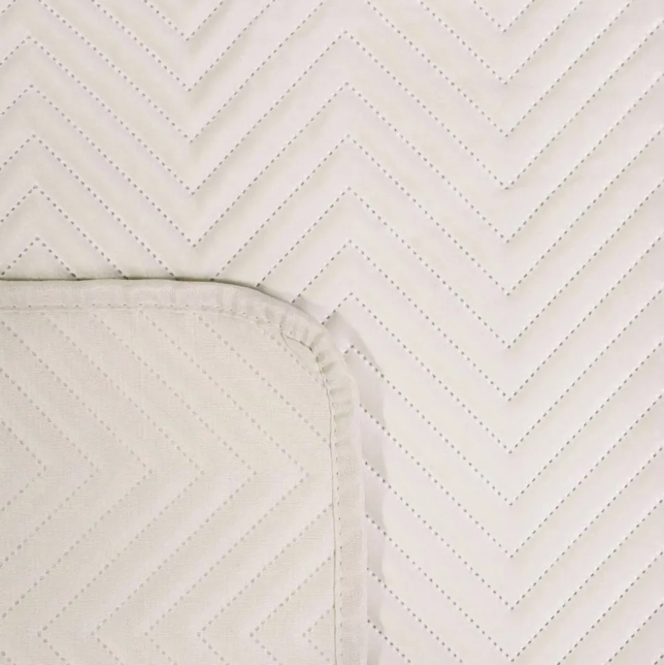 Kremowa narzuta SOFIA 200x220 cm
