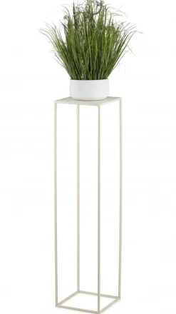 Kremowy kwietnik stojący 100 cm