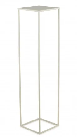 Kremowy kwietnik stojący 100 cm