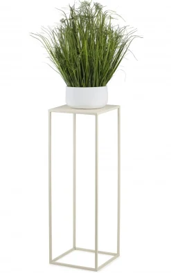Kremowy kwietnik stojący 70 cm