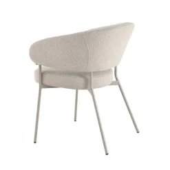 4 krzesła tapicerowane ELARA cappuccino * HowHomely Sale