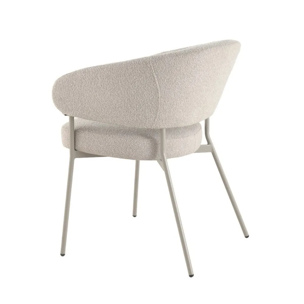 4 krzesła tapicerowane ELARA cappuccino * HowHomely Sale