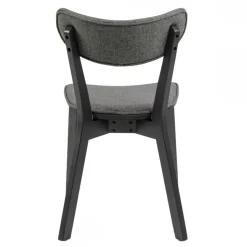 Krzesło do jadalni szaro-czarne Roxby