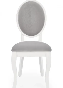 Krzesło drewniane Velo White popielate