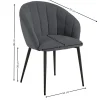 Krzesło do jadalni Daniella antracyt * Actona Best