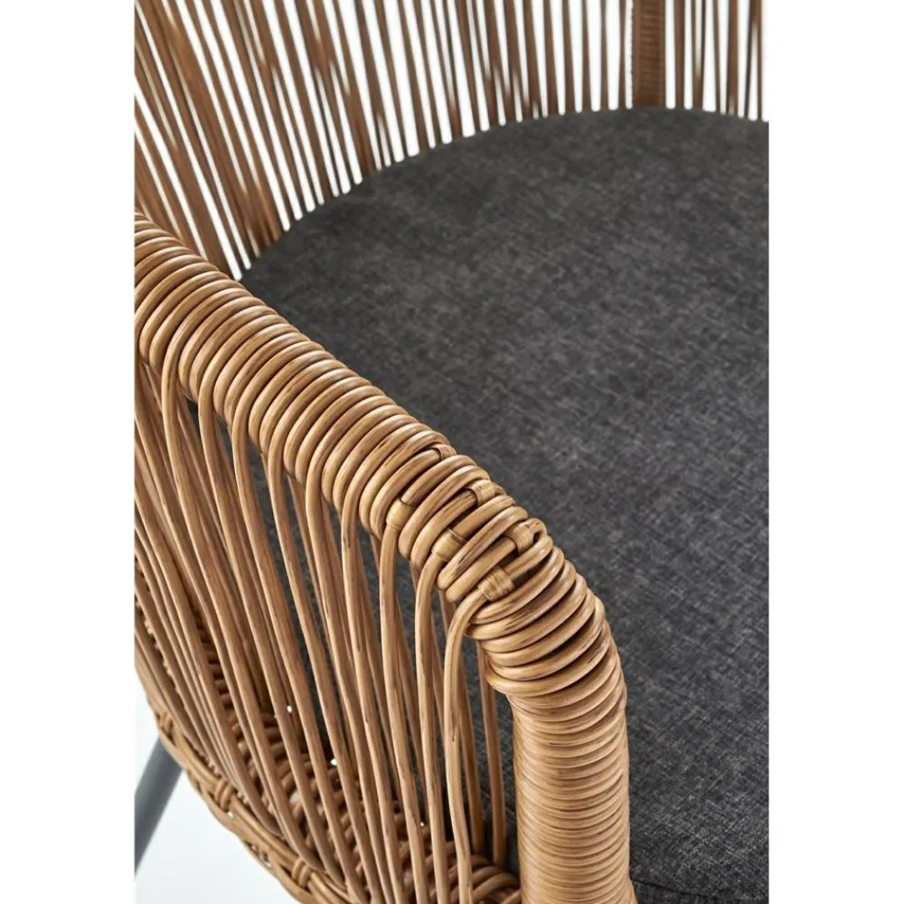 Krzesło model K400 rattan * Halmar New