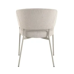 Krzesło tapicerowane ELARA cappucino * HowHomely Clearance