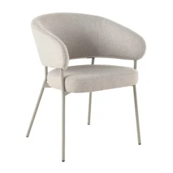 Krzesło tapicerowane ELARA cappucino * HowHomely Clearance