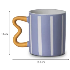 Kubek 450 ml Jazz Lines fioletowy