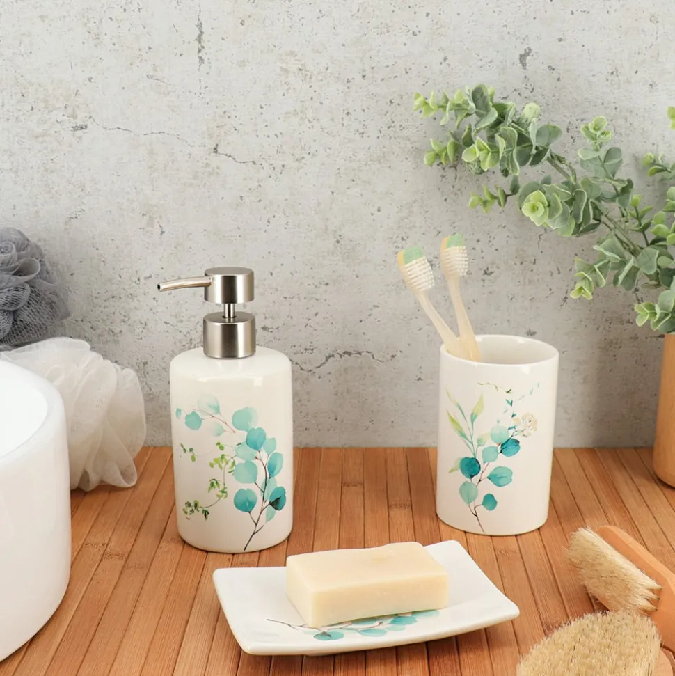 Kubek łazienkowy Aquarelle eukaliptus