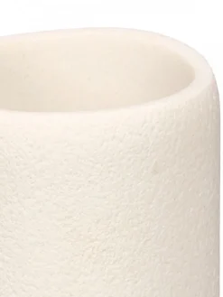 Kubek łazienkowy polyresin kremowy
