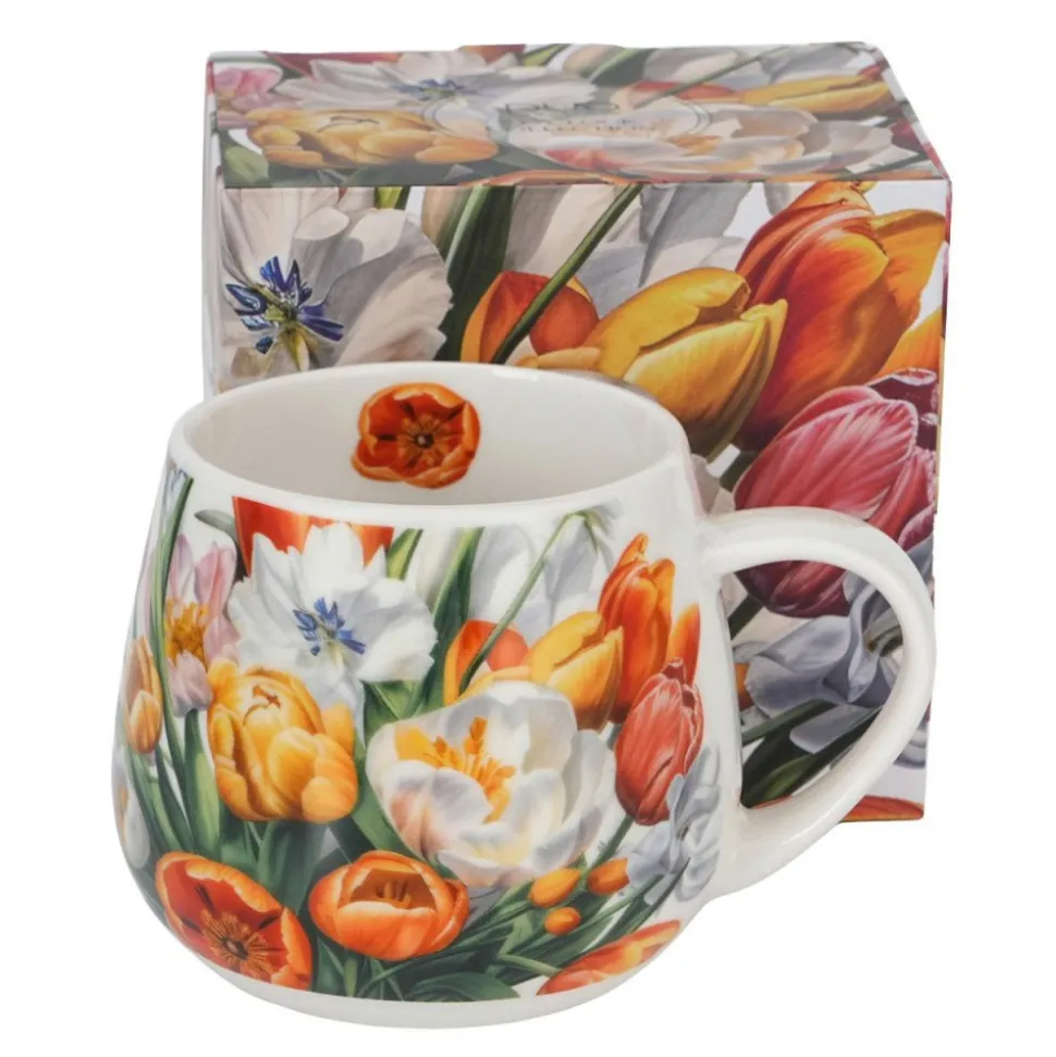 Kubek baryłka Tulipany 430 ml