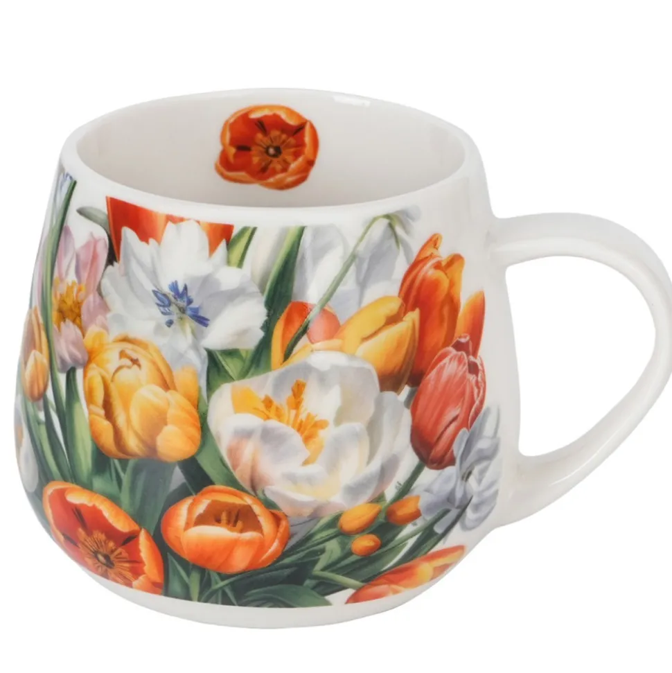 Kubek baryłka Tulipany 430 ml