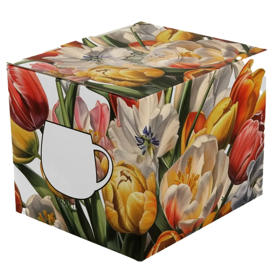 Kubek baryłka Tulipany 430 ml