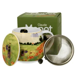 Kubek baryłka z zaparzaczem Monet Poppy Field 430 ml