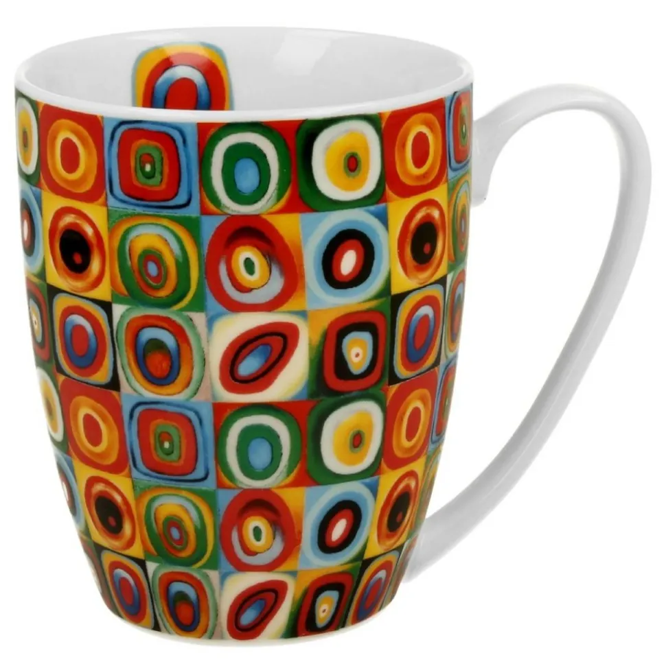 Kubek Classic Kandinsky Squares with Circles 360 ml