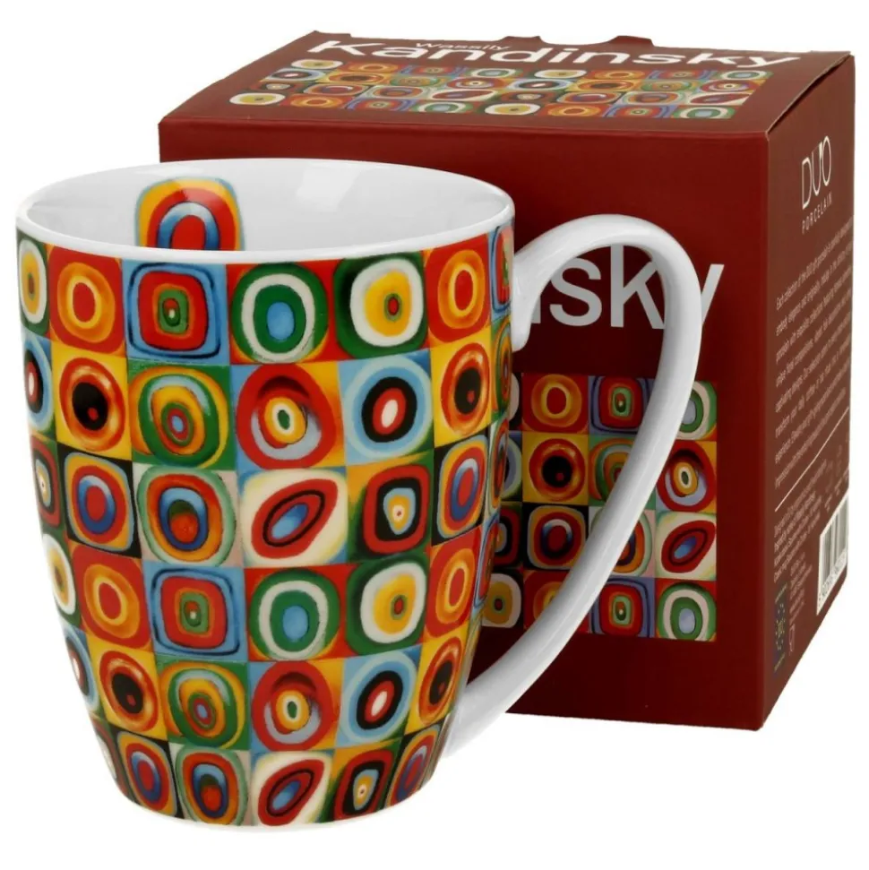Kubek Classic Kandinsky Squares with Circles 360 ml