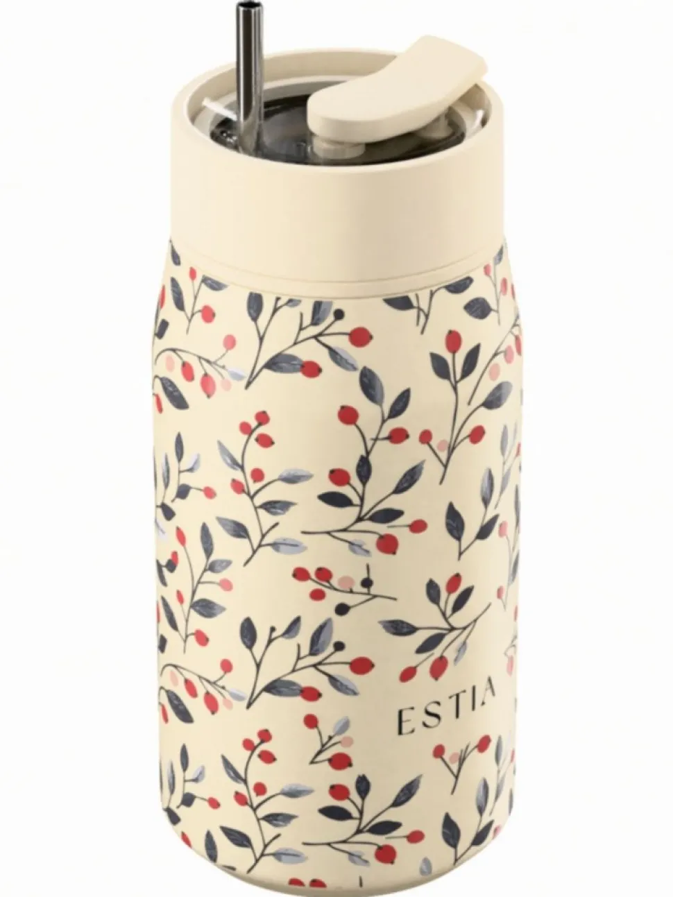 Kubek termiczny 360 ml Lens Bloom Beige