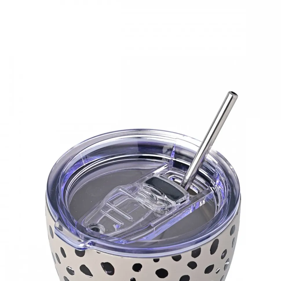 Kubek termiczny w zwierzęcy wzór 350 ml Leopard taupe