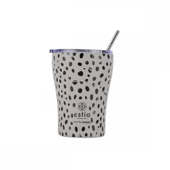 Kubek termiczny w zwierzęcy wzór 350 ml Leopard taupe