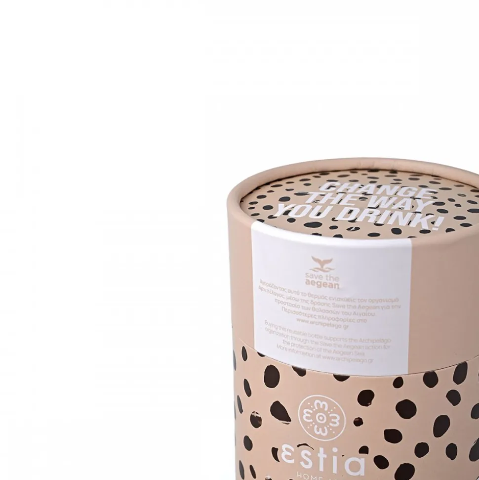 Kubek termiczny w zwierzęcy wzór 350 ml Leopard taupe