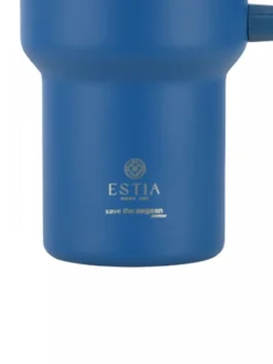 Kubek termiczny ze słomką 900 ml Denim Blue